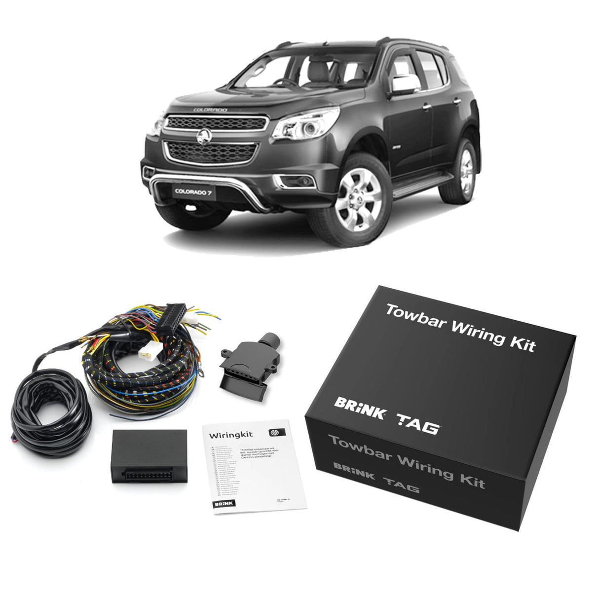 TAG | Heavy Duty Towbar & Direct Fit Wiring | Holden Colorado RG Series 2012–2020 Rear Step | T4H590-K101
