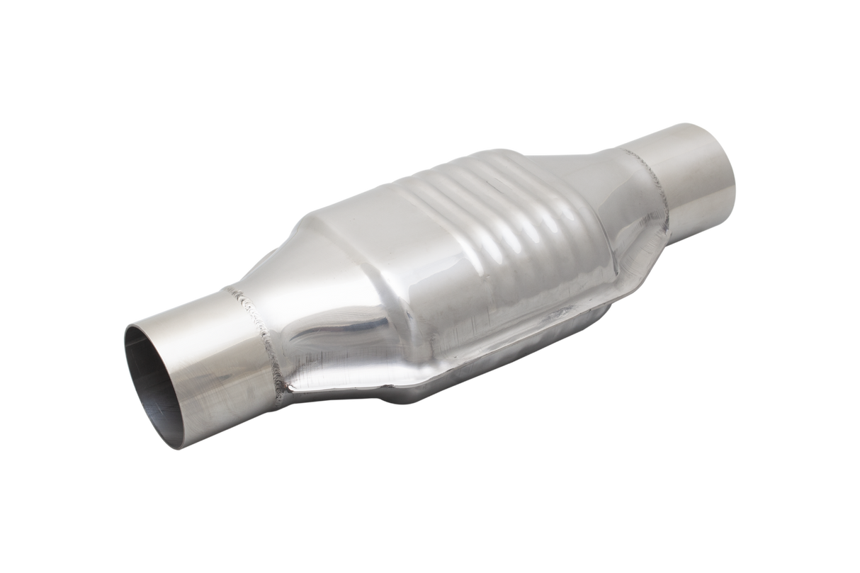 XFORCE - 3" Inch Oval Metallic Hi-Flow Racing Catalytic Converter (100 Cell)