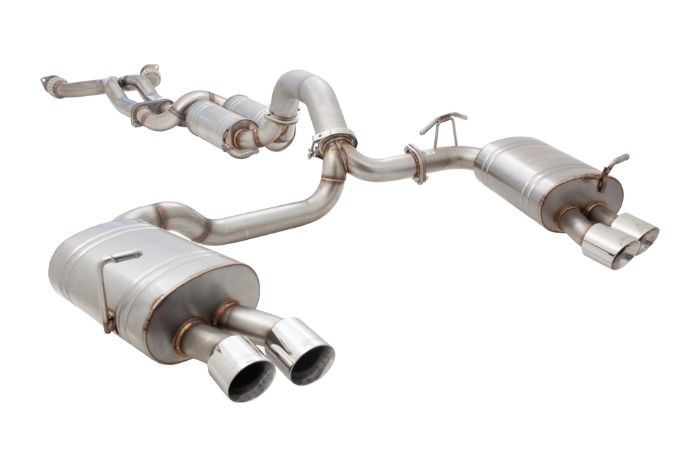 XForce | Twin 3" Performance Cat Back | Ford Falcon FG V8 Supercharged 2010–2014 | E2-FG55-CBS