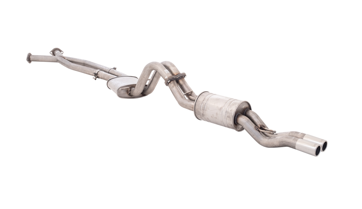 XForce | Twin 60mm Cat-Back Exhaust System | Holden Crewman RWD V8 5.7L 2003–2007 | E4-H4-CBS