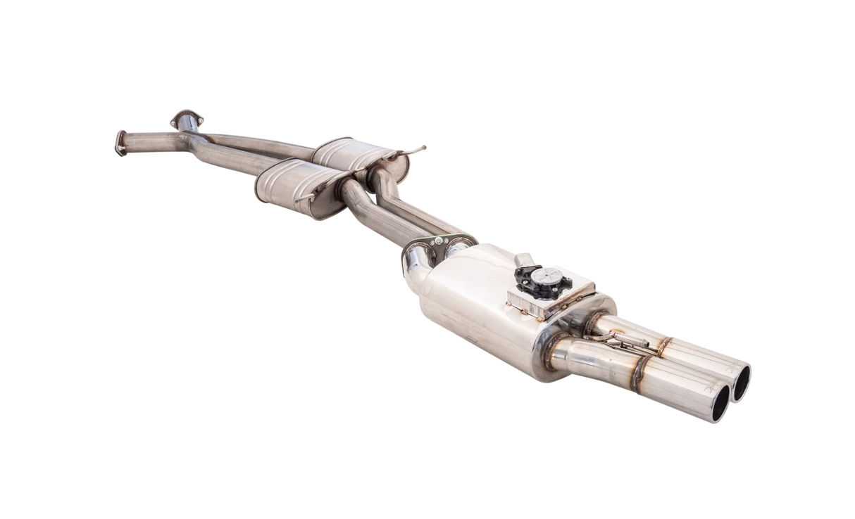 XForce | Twin 3" Varex Valved Cat-Back Exhaust | Holden VU VY VZ V8 Ute 2000–2006 | E4-HV09VMK-CBS
