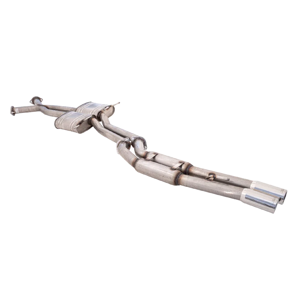 XForce | Twin 3" Cat Back Exhaust with Hot Dog Rear | Holden Commodore VT-VZ V8 1997–2007 | E4-HV082-CBS
