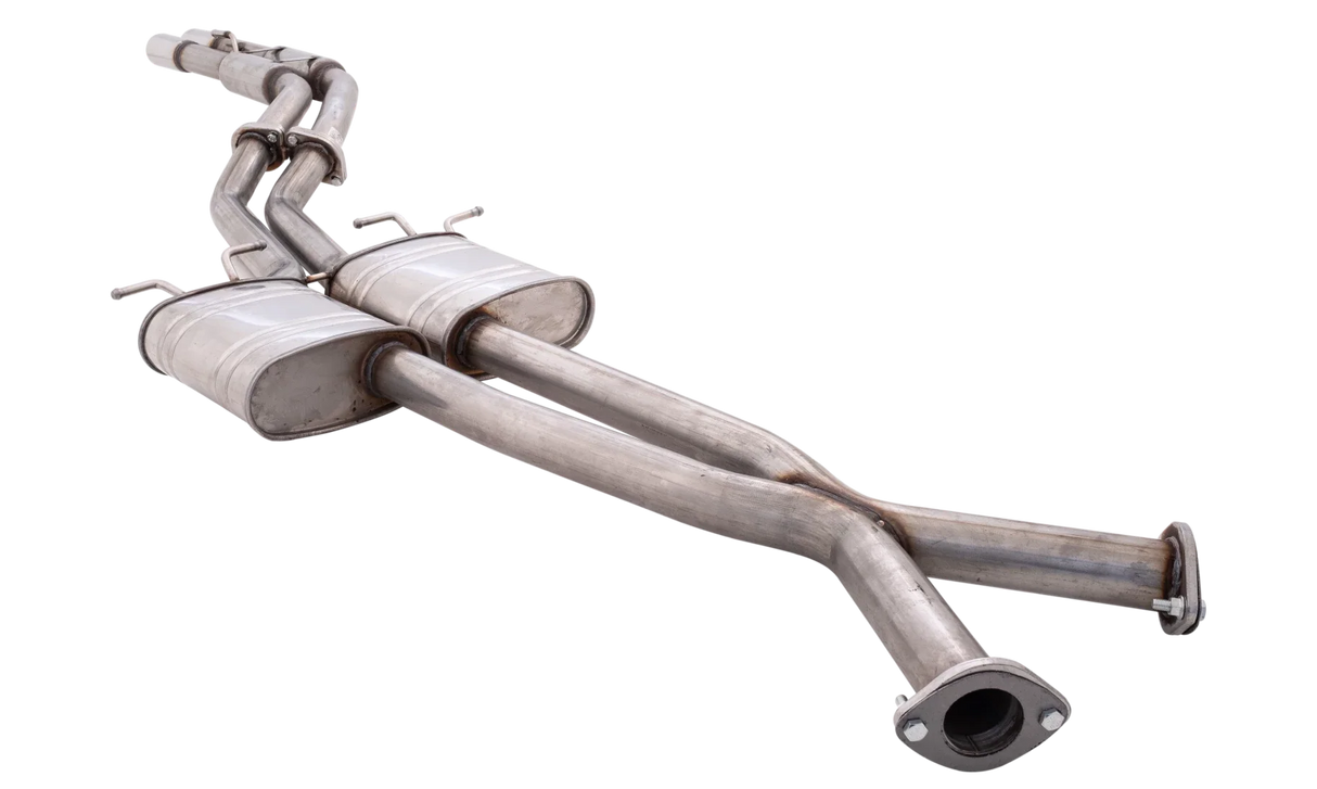 XForce | Twin 3" Cat Back Exhaust | Holden Commodore VU VY VZ V8 Ute 2000–2006 | E4-HV092-CBS