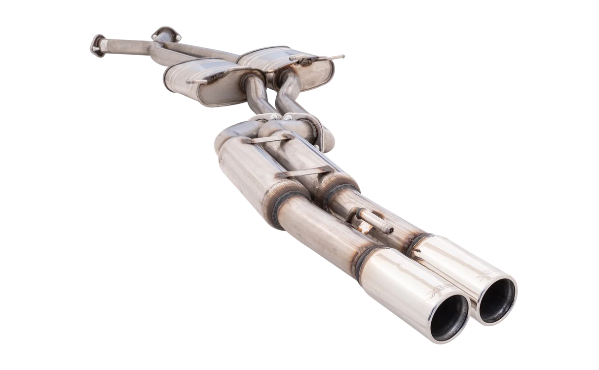 XForce | Twin 3" Cat Back Exhaust | Holden Commodore VU VY VZ V8 Ute 2000–2006 | E4-HV092-CBS