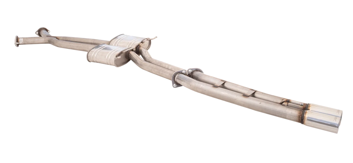 XForce | Dual 2.5" Catback Exhaust Muffler Delete | Holden Commodore VT VX VY VZ 1997–2007 | E4-HV20-3-CBS