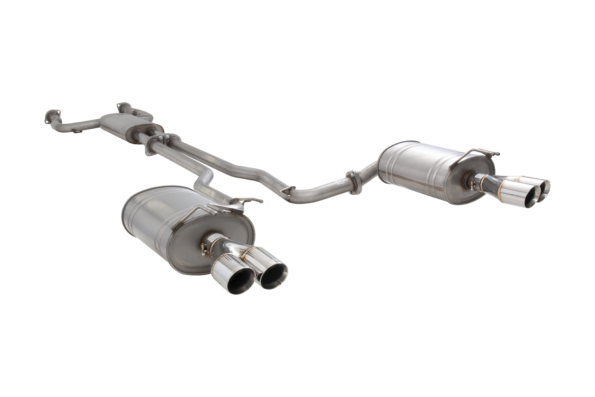 XForce | Twin 2.25" Cat Back Exhaust Quad Tips | Holden VE VF SV6 Calais V6 2006–2017 | E4-VE172-03-CBS