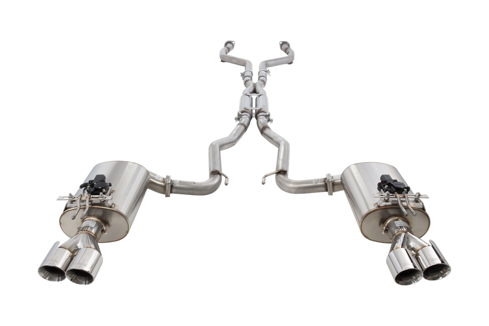 Xforce | Twin 2.5" Varex Valved Cat Back Exhaust | Holden VE VF Commodore V8 Ute 2007–2017 | E4-VF72UTE-VMKCBS