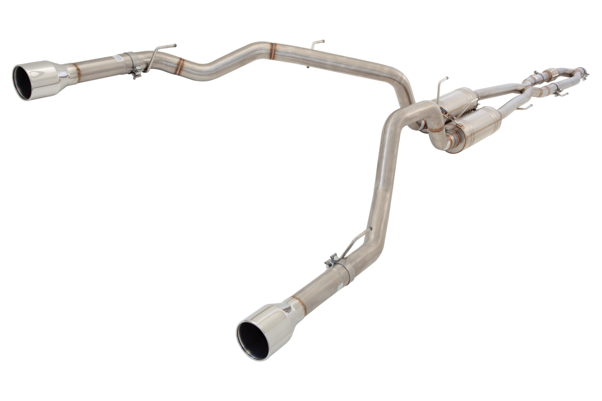 XForce | Twin 2.5" to 3" Catback Exhaust | Dodge Ram 1500 DS 5.7L Hemi 2010+ | ES-DR10-CBS