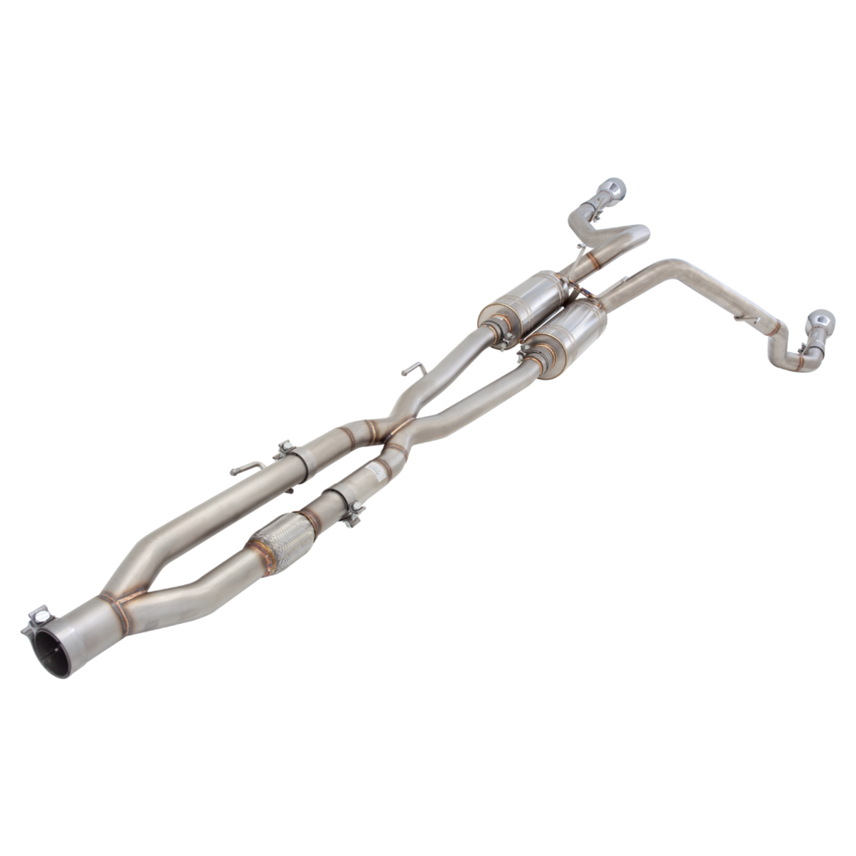 XForce | Twin 2.5" to 3" Catback Exhaust | Dodge Ram 1500 DS 5.7L Hemi 2010+ | ES-DR10-CBS