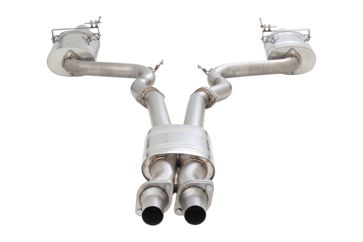 Xforce | 3" Stainless Steel Cat Back Exhaust | Ford Mustang GT S550 5.0L V8 2015–2017 | ES-FM15-02CBS