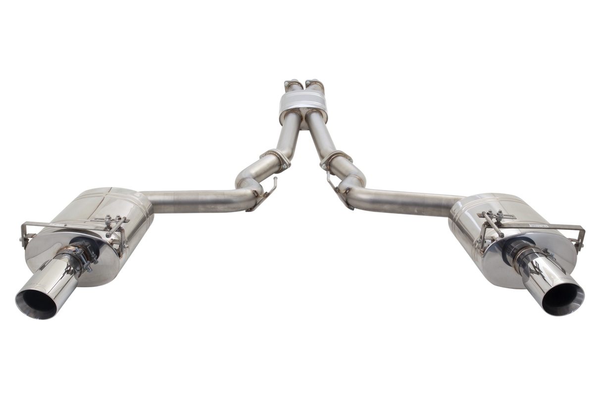 Xforce | 3" Stainless Steel Cat Back Exhaust | Ford Mustang GT S550 5.0L V8 2015–2017 | ES-FM15-02CBS