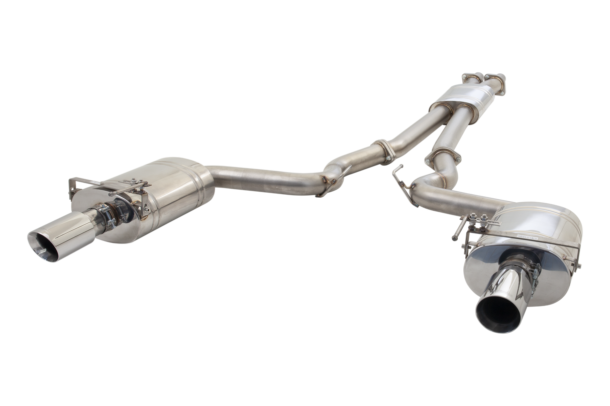 Xforce | 3" Stainless Steel Cat Back Exhaust | Ford Mustang GT S550 5.0L V8 2015–2017 | ES-FM15-02CBS