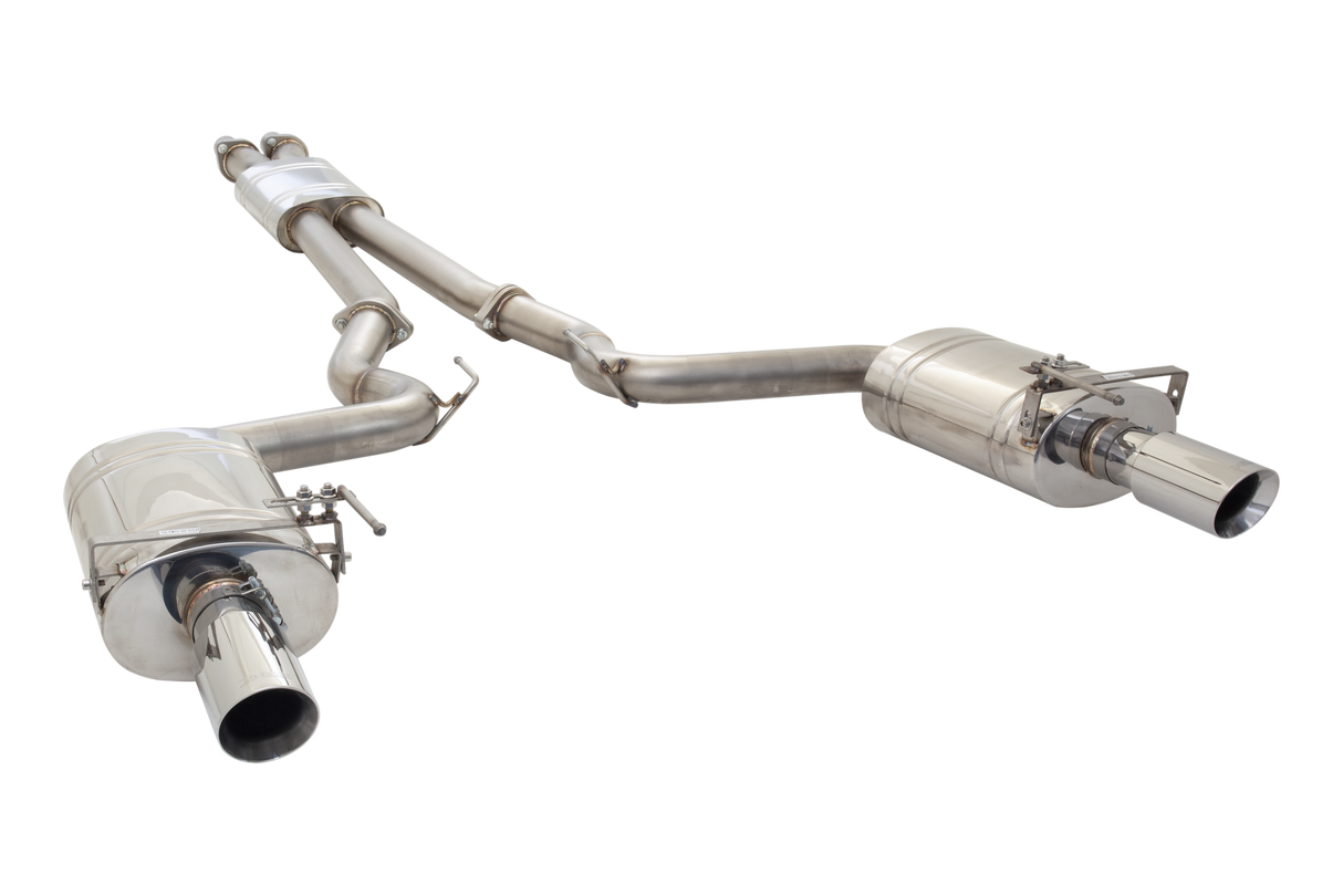 Xforce | 3" Stainless Steel Cat Back Exhaust | Ford Mustang GT S550 5.0L V8 2015–2017 | ES-FM15-02CBS