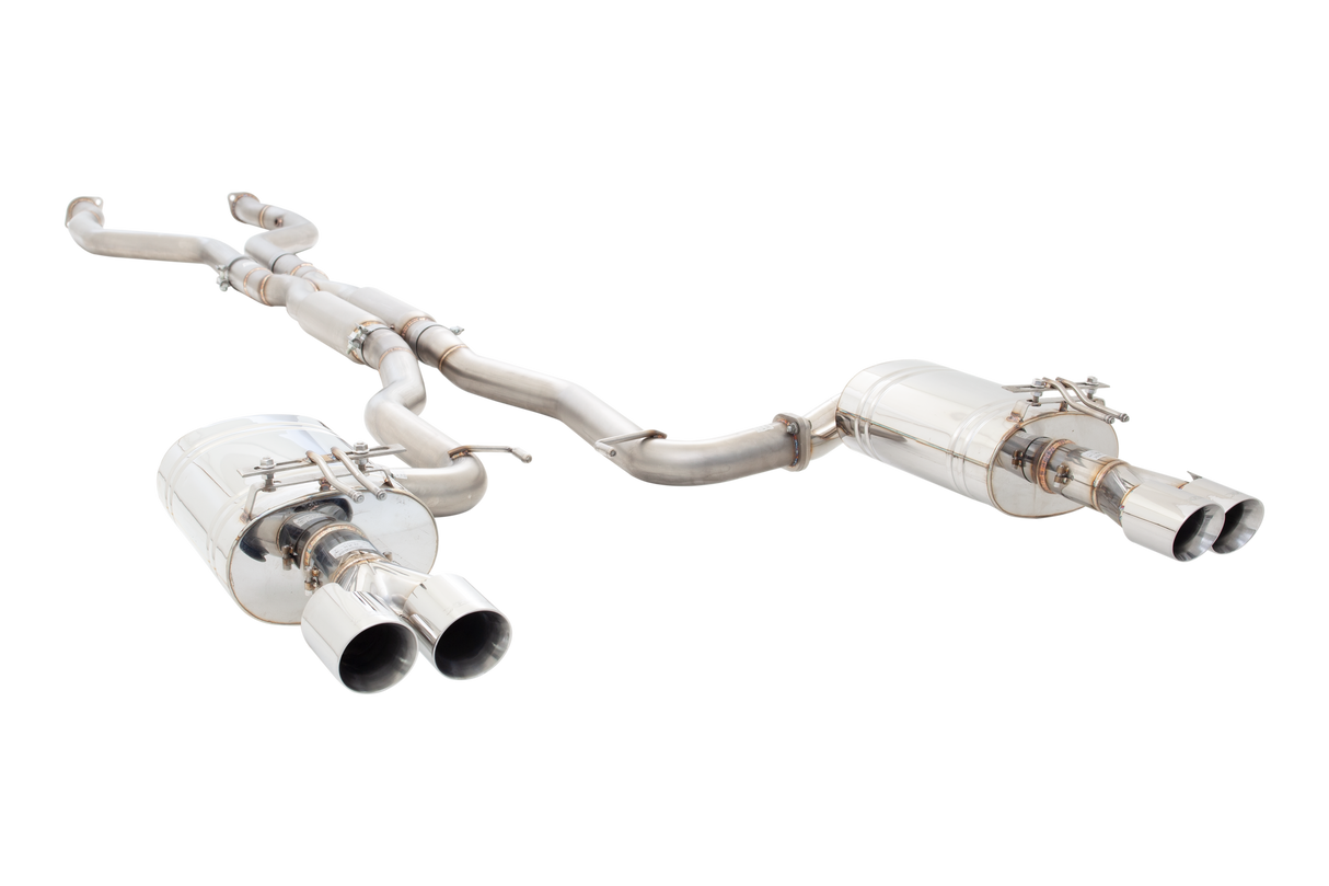 Xforce | Twin 2.5" Varex Valved Cat Back System | Holden Commodore VE VF V8 2006–2017 | ES-VF72SED-VMKCBS