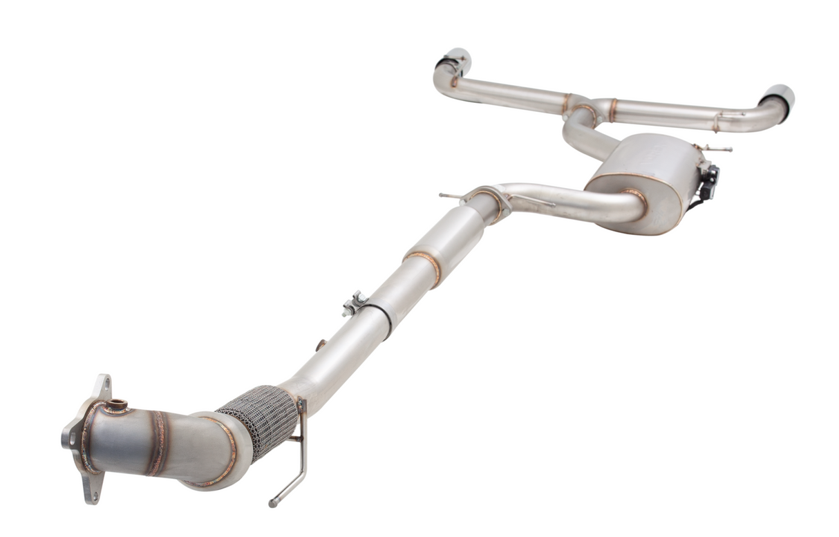 XForce | 3" Varex Turbo Back Exhaust | VW Golf GTI MK6 2009–2013 & Scirocco R 2009 - 2017 | ES-VW06VMK-TBS
