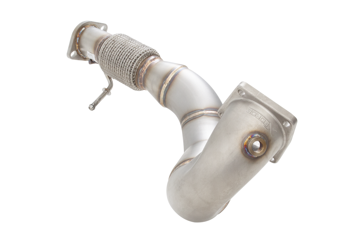 Xforce | 4" to 3" Stainless Downpipe with High-Flow Cat | Hyundai i30 N Sedan CN7 2021–2026 | ESHY34KITB