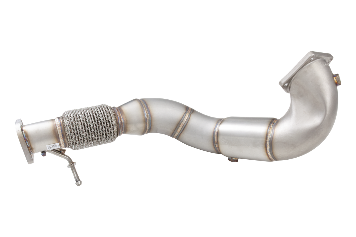 Xforce | 4" to 3" Stainless Downpipe with High-Flow Cat | Hyundai i30 N Sedan CN7 2021–2026 | ESHY34KITB