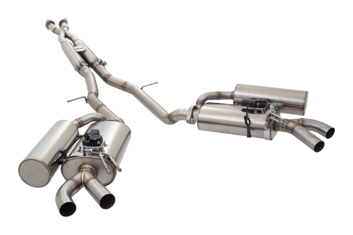 XForce | Kia Stinger GT Varex Valved Cat Back Exhaust System | Twin 2.5" 304 Stainless | ES-KS17-VMKCBS