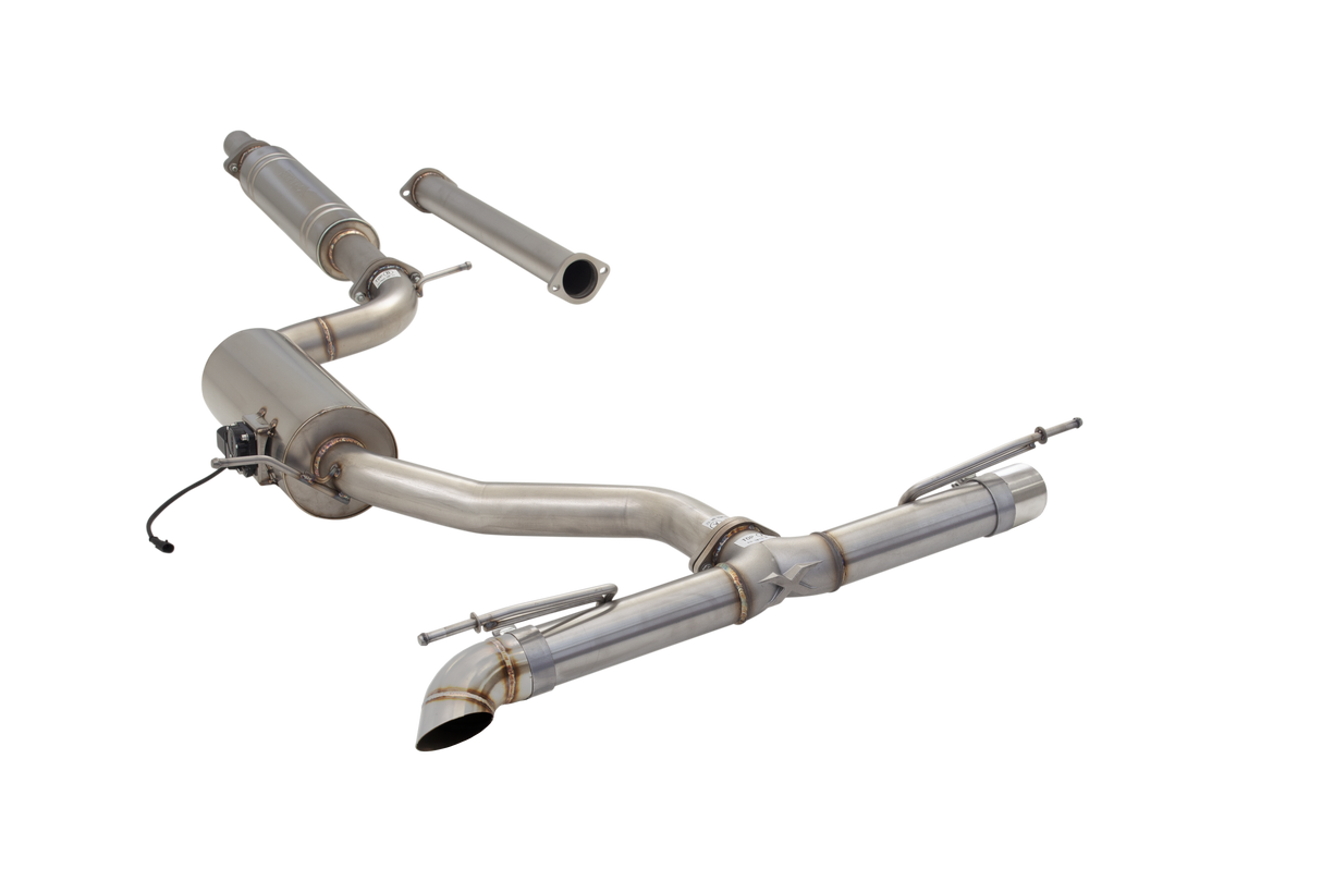 XForce | 3" Varex Valved Cat-Back Exhaust | VW Golf TSI MK7 MK7.5 MK8 2013+ | ESVW01VKCS