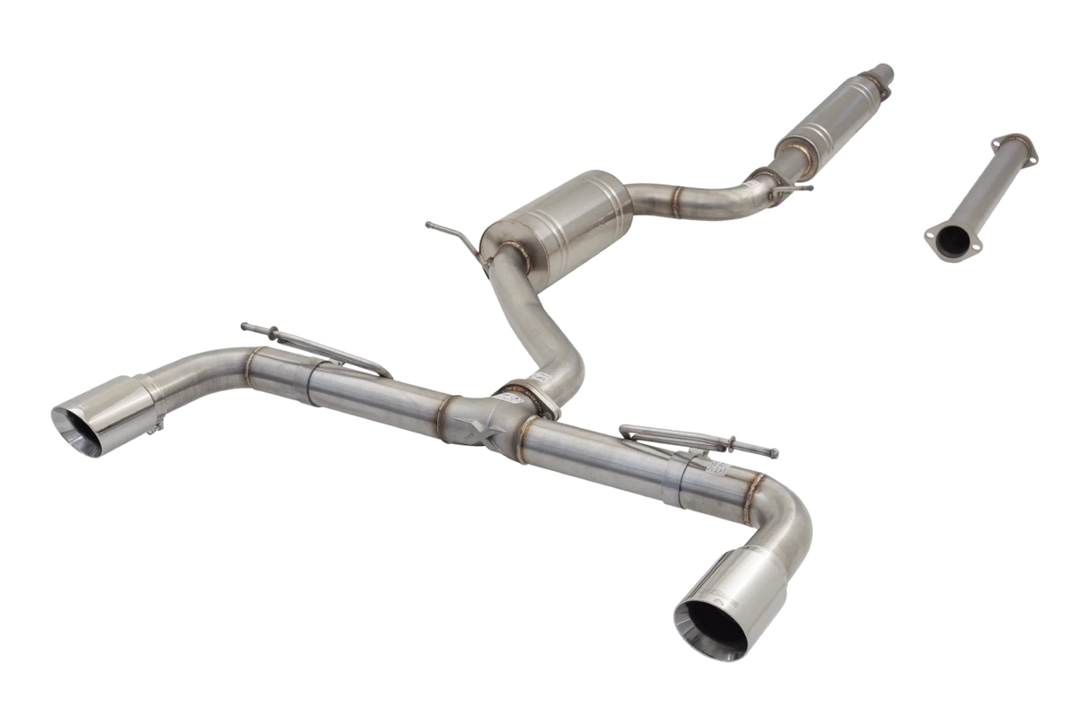 XForce | 3" Stainless Cat Back Exhaust | Volkswagen Golf GTI MK8 2020–On | ESVW10CS