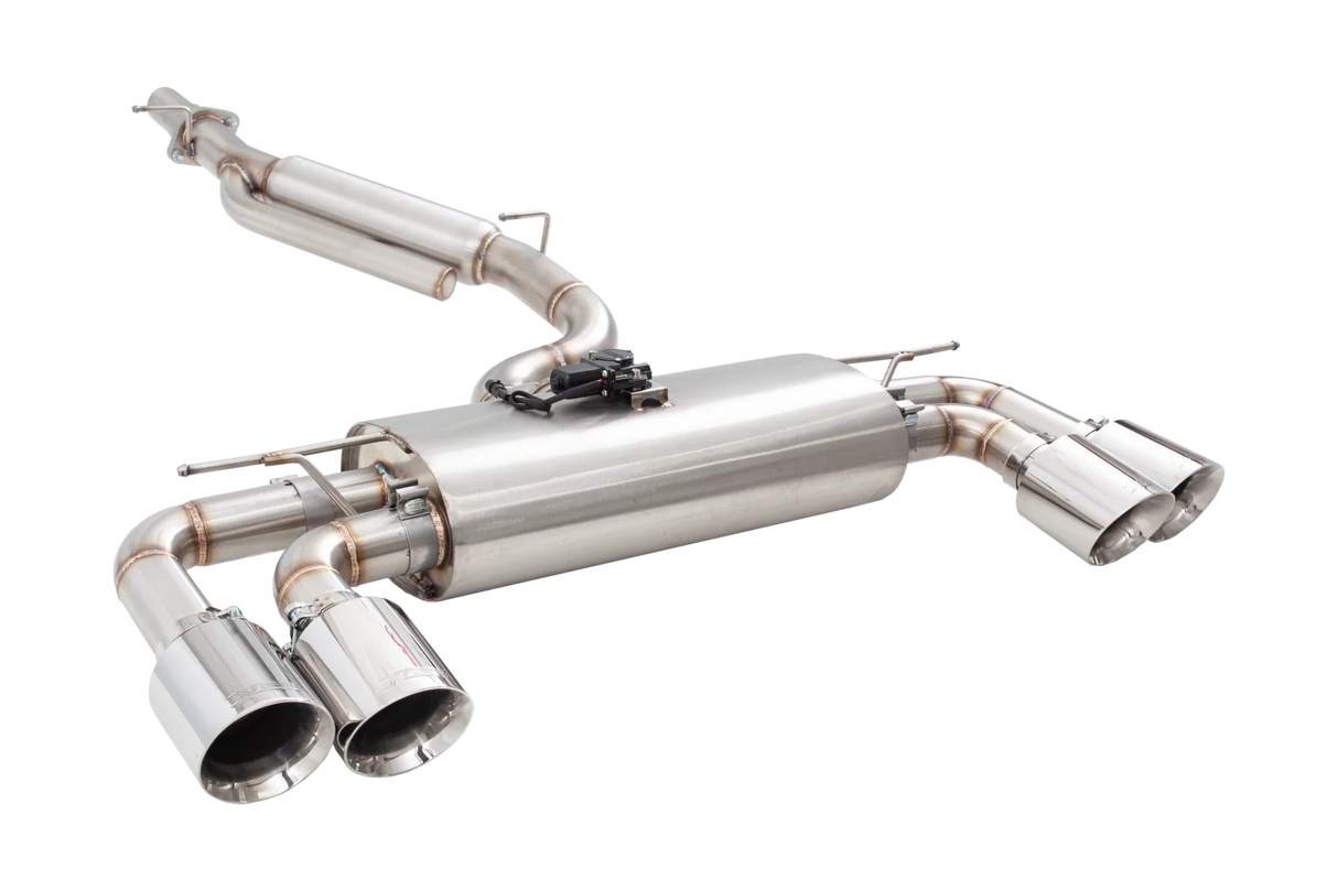 XFORCE - VW GOLF R MK8 Varex Valved Cat Back Exhaust System
