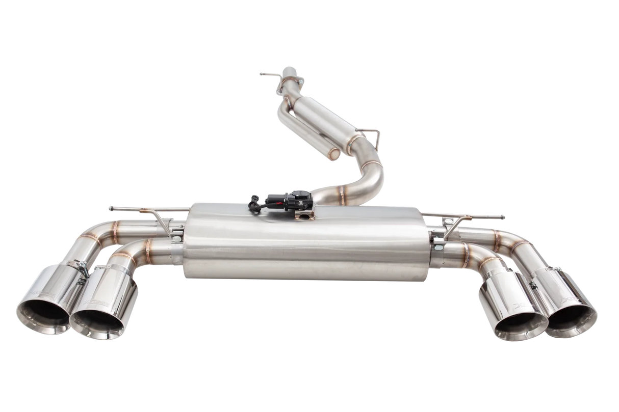 XFORCE - VW GOLF R MK8 Varex Valved Cat Back Exhaust System