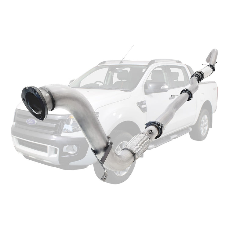 ESA | 3.5" Turbo Back Stainless Exhaust | Ford Ranger PX 3.2L 11-16 | FD340-RPSS