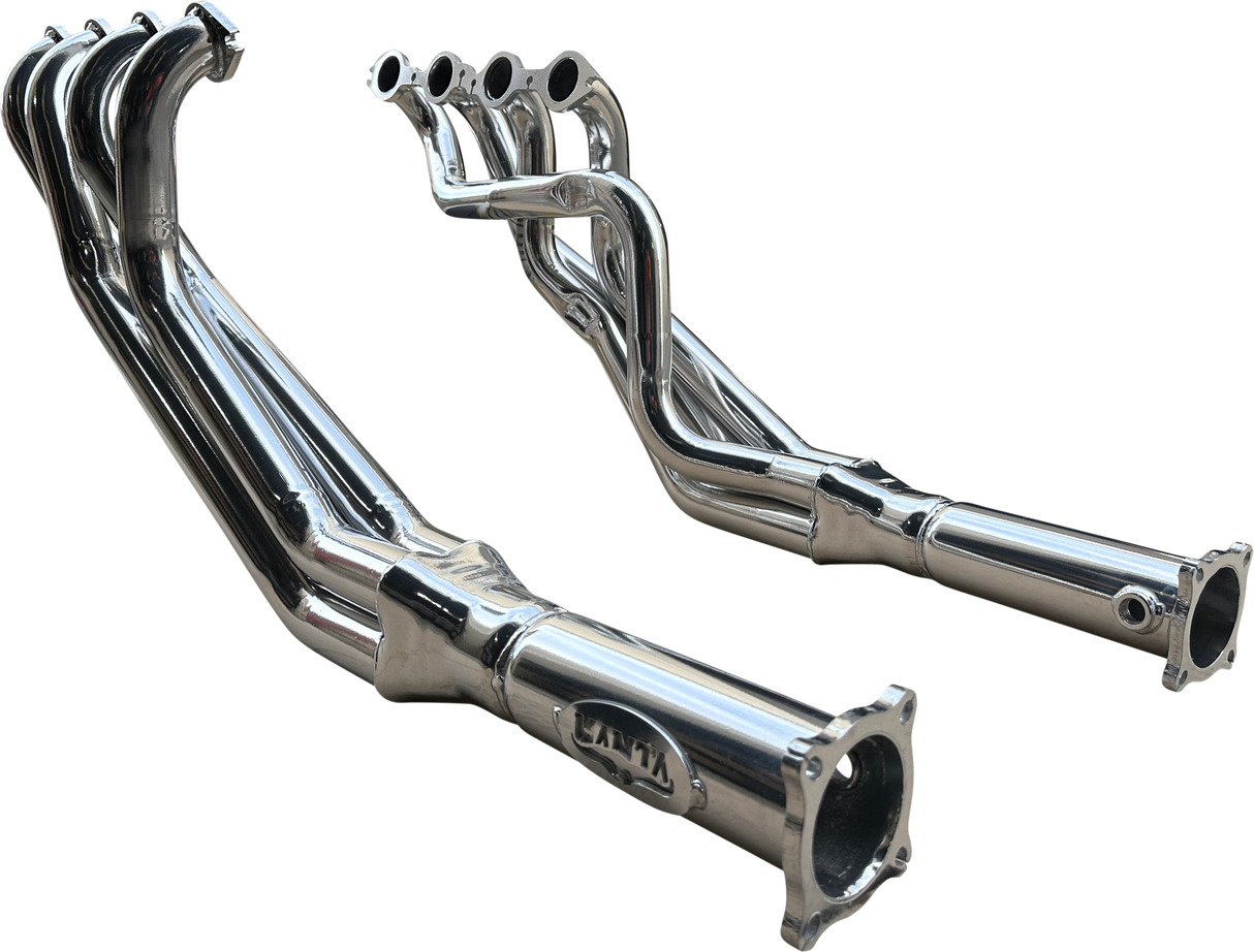 Manta | 1 7/8″ 4-1 Extractors with 3″ Outlets HPC Coated Silver | Holden Commodore VT VZ 5.7L 6.0L V8 1997–2007