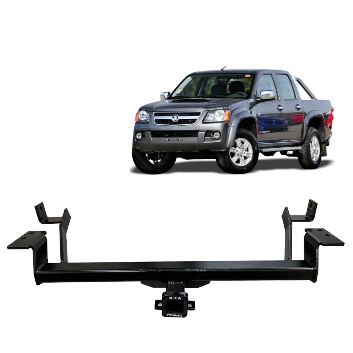BTA | Heavy Duty Towbar | Holden Rodeo / Colorado & Isuzu D-Max Ute 2003–2012 | Capacity 3000kg | HOL014H