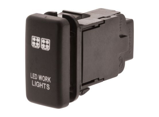 Hulk 4X4 - SWITCH PUSH BUTTON ON / OFF OE RPL 12V WORK LIGHT AMBER