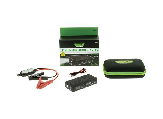 Hulk 4X4 - LITHIUM-COBALT JUMP STARTER 10,400mAh W/LED DISPLY, CARRY