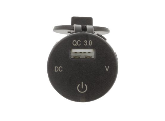 Hulk 4X4 - VOLTMETER 6-30V WITH QC3 USB & TOUCH SWITCH BLUE LED