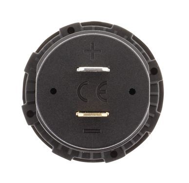 Hulk 4X4 - VOLTMETER WITH INDICATOR 5-15v BLUE LED 29mm DIAMETER