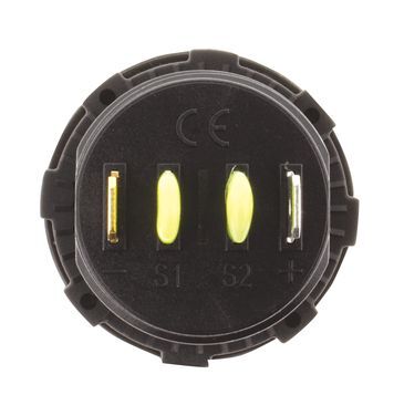 Hulk 4X4 - OLED TEMPERATURE METER 12/24v -40/120c AMBER OLED INC SENSOR