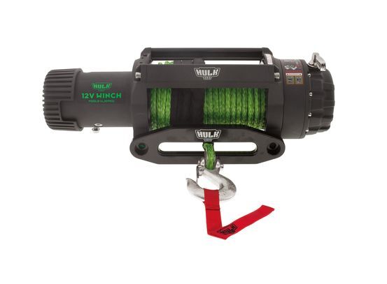 Hulk 4X4 - ELEC WINCH 12v PROFESSIONAL SERIES 9500lbs DYNEEMA ROPE