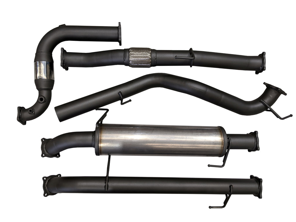 Outlaw 4x4 - Isuzu MU-X 2013 - 2016 3.0L 4cyl Common Rail Turbo Diesel Muffler (Non DPF) Exhaust System