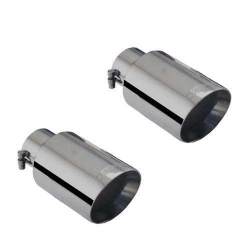 Xforce | 4.5" Matte Black Exhaust Tip Kit | Ford Focus ST LW & LZ 2012–2018 | ES-FST16-BLACKTIPS