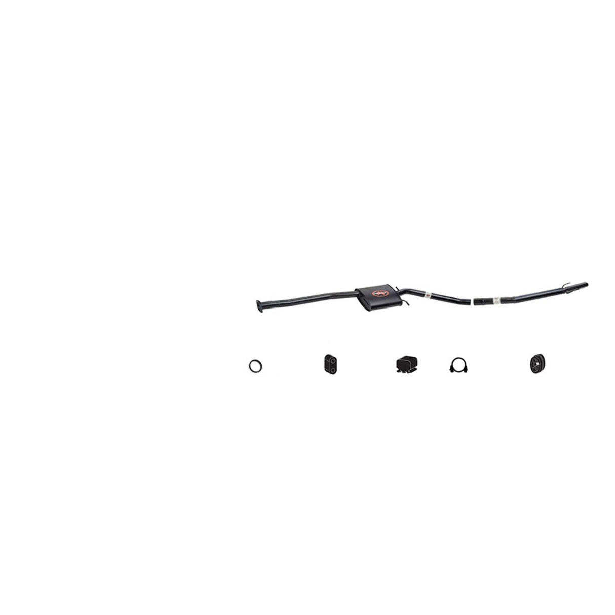 REDBACK - Holden Commodore VU, VY Series 1 Ute, VT, VX Wagon (2000 - 2004) 2.5" Catback Exhaust with Muffler Delete Rear