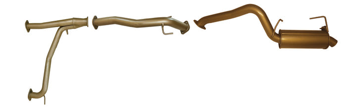 Pacemaker King Brown | Single 3" Cat Back Exhaust Kit With Rear Resonator | Nissan Patrol Y62 5.6L V8 2013–Current | KB9520-CB-XR