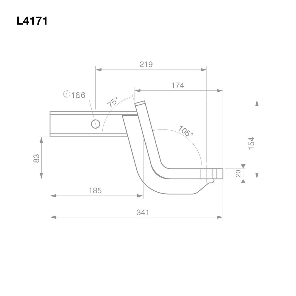 TAG | Heavy Duty Tow Ball Mount | Toyota Landcruiser 200 Series 2007–2021 | L4171