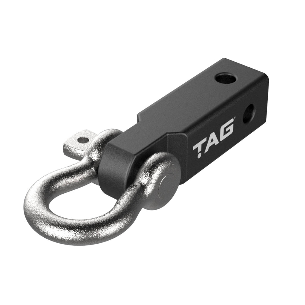 TAG | Recovery Hitch with Fixed Bow Shackle | 4.75T Rated 50mm Square Hitch | L4R01