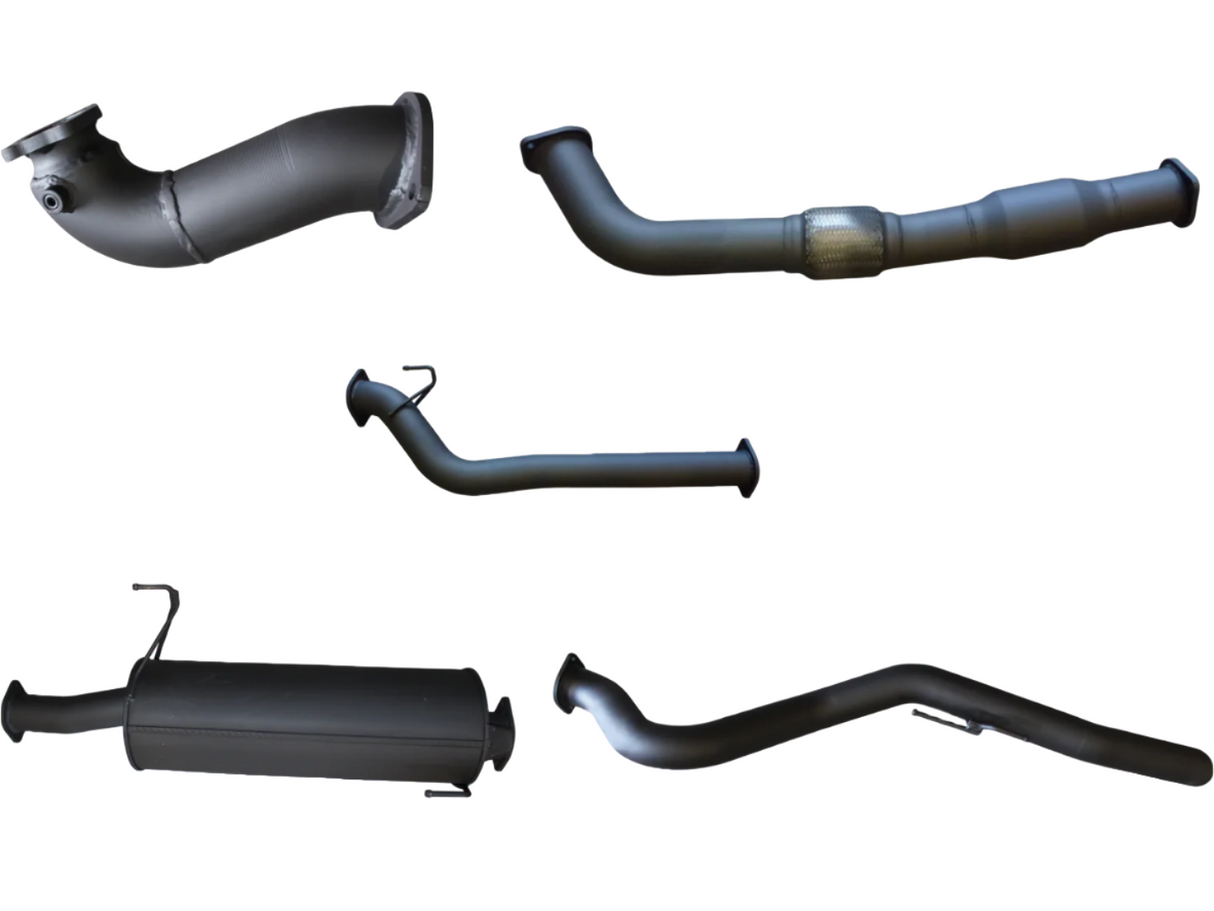 Manta | 3″ Turbo Back With Cat & With Muffler | Holden Colorado RC 3.0L LWB Cab Chassis 2008–2010