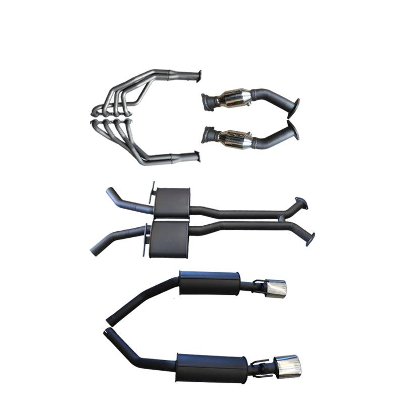 Manta | Dual 2.5″ Full System with Extractors Muffler/Muffler | Holden Commodore VU VY VZ V8 Ute 2000–2007
