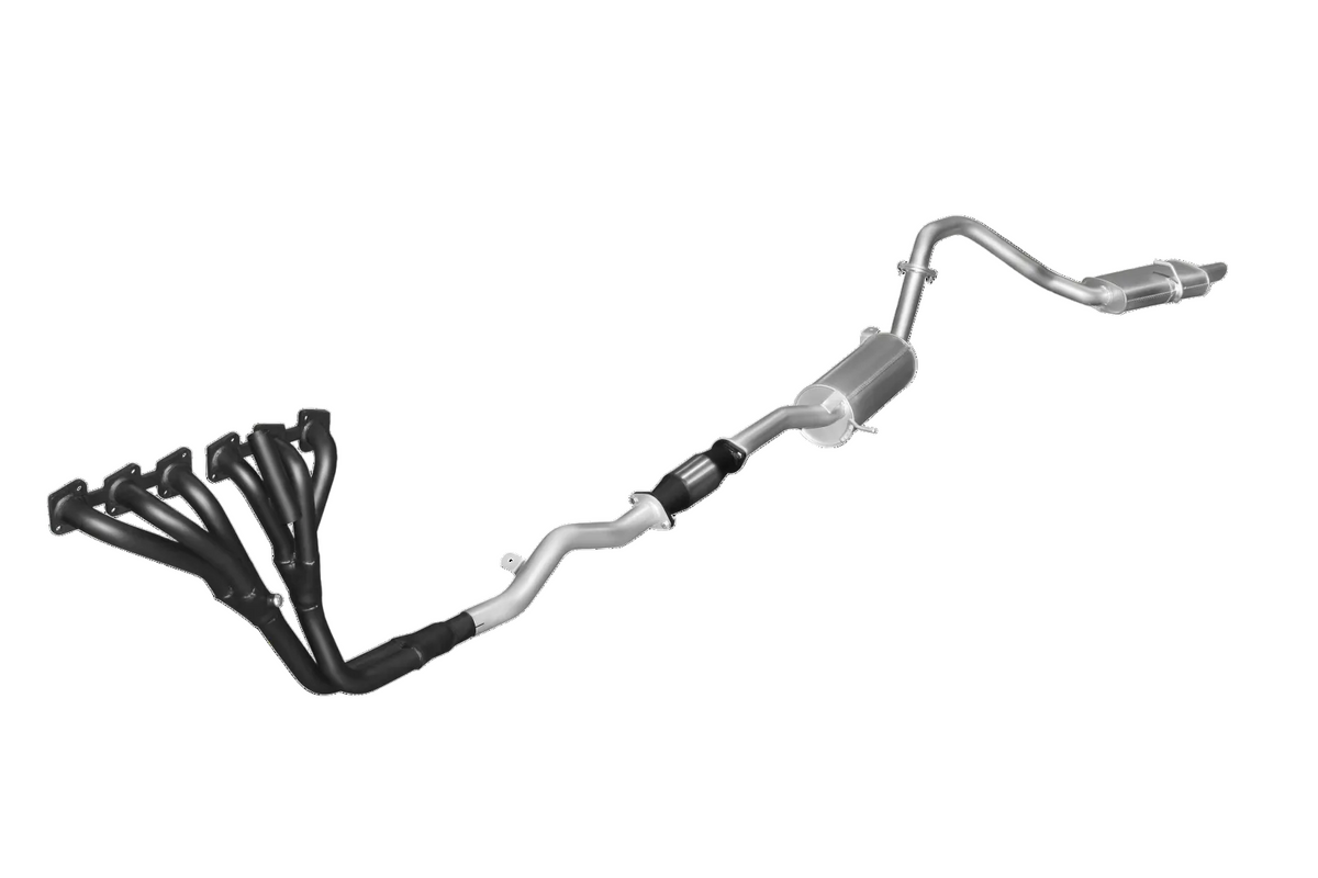 Manta | 2.5″ Full Exhaust System with Centre Muffler & Rear Hotdog | Nissan Patrol GU 4.5L TB45 Petrol Wagon 1997–2001