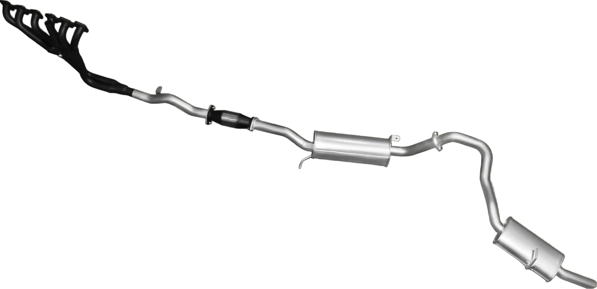 Manta | 2.5″ Full Exhaust System with Centre Muffler & Rear Hotdog | Nissan Patrol GU 4.5L TB45 Petrol Wagon 1997–2001