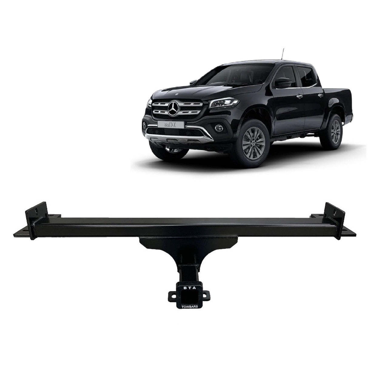 BTA | Heavy Duty Towbar | Nissan Navara NP300 & Mercedes X-Class | Capacity 3500kg | NIS017H