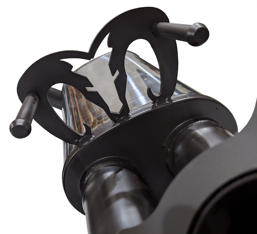 Outlaw 4x4 - RAM DS 1500 5.7L V8 HEMI 2018 - ON Catback Exhaust System with Twin 4" Satin Black Powder Coat Tips