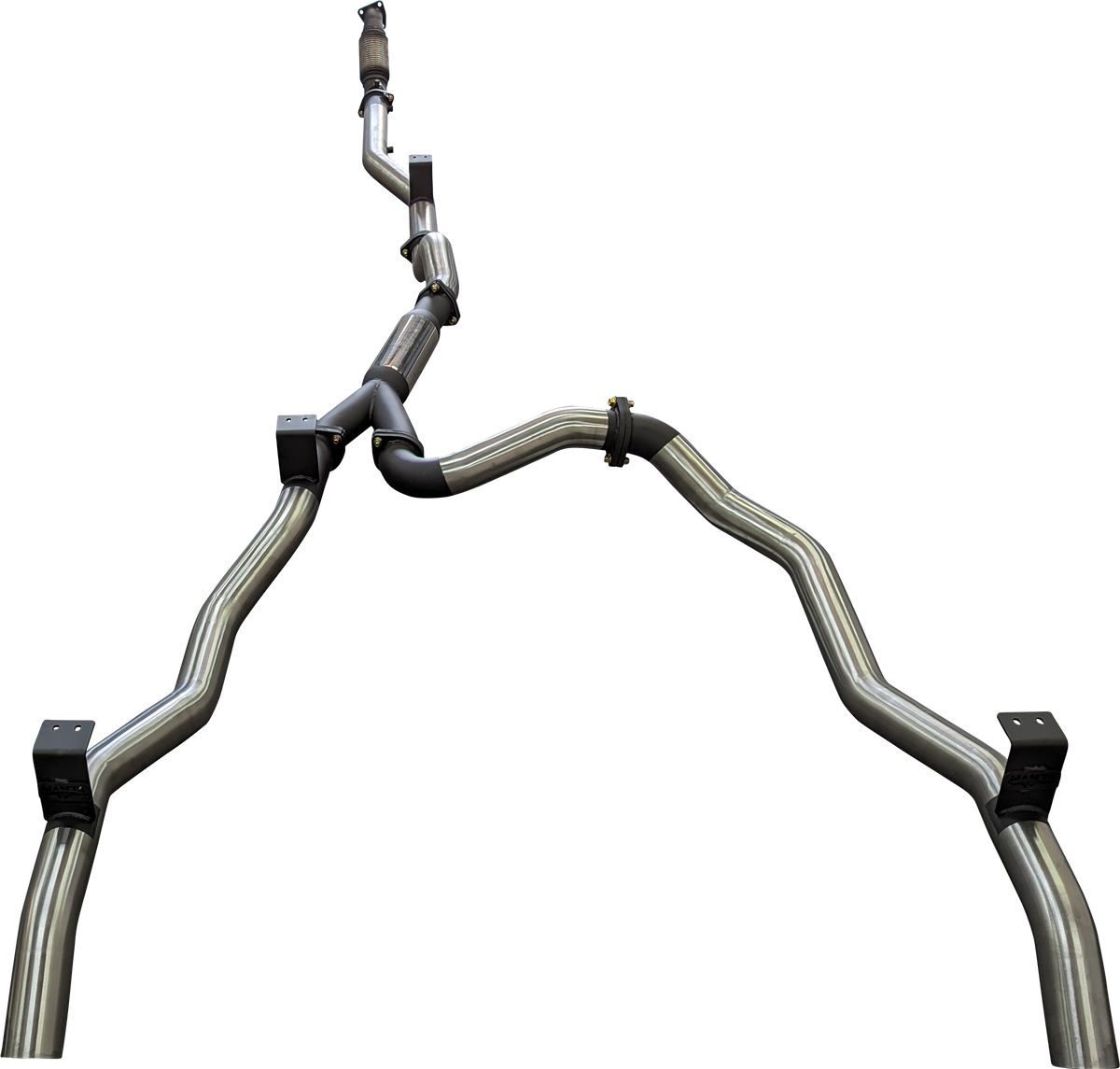 Manta | Dual 3in Turbo Back Exhaust with Hotdog (No Cat) | Toyota Landcruiser VDJ79 V8 Ute 2016–2025