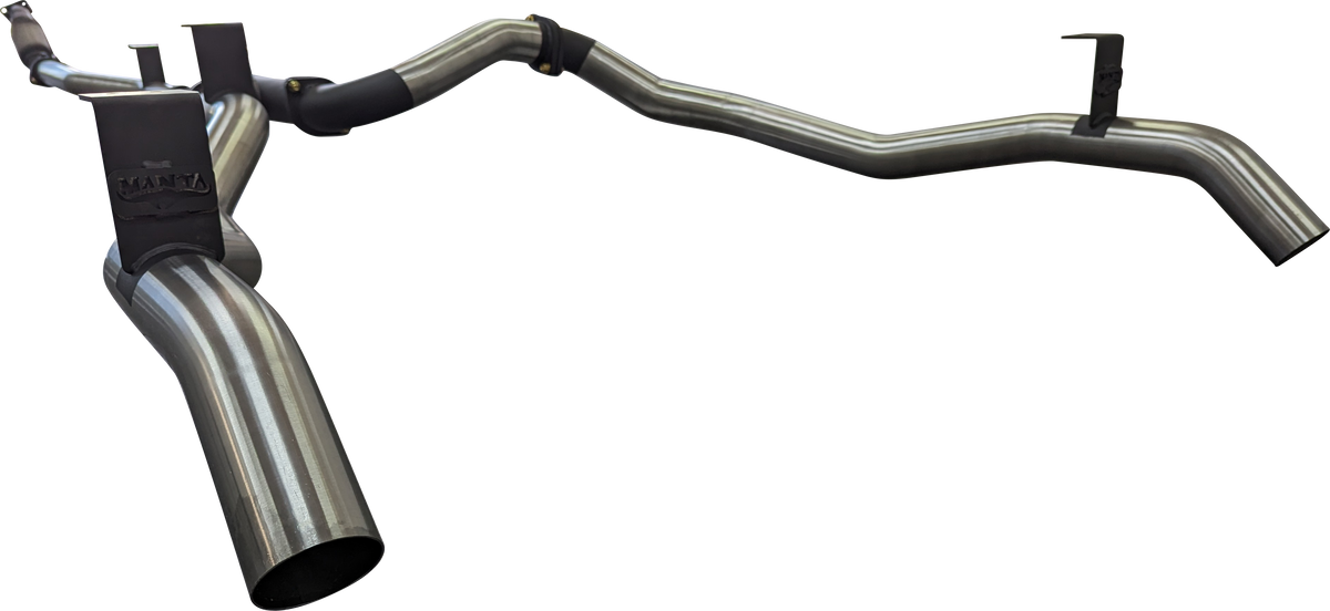 Manta | Dual 3in Turbo Back Exhaust with Hotdog (No Cat) | Toyota Landcruiser VDJ79 V8 Ute 2016–2025