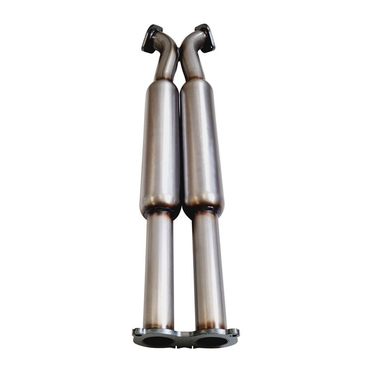 ESA | Twin 2.5" Stainless Catback Exhaust Angle Tips | Holden Commodore VE VF Ute | ST181-194HDXA-XPS